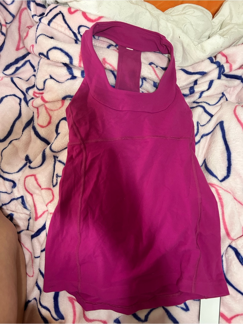lululemon athletica Fuchsia Racerback Tank